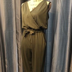 Venus olive green jumpsuit